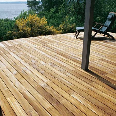 TEak Terrasseplanke med fuge